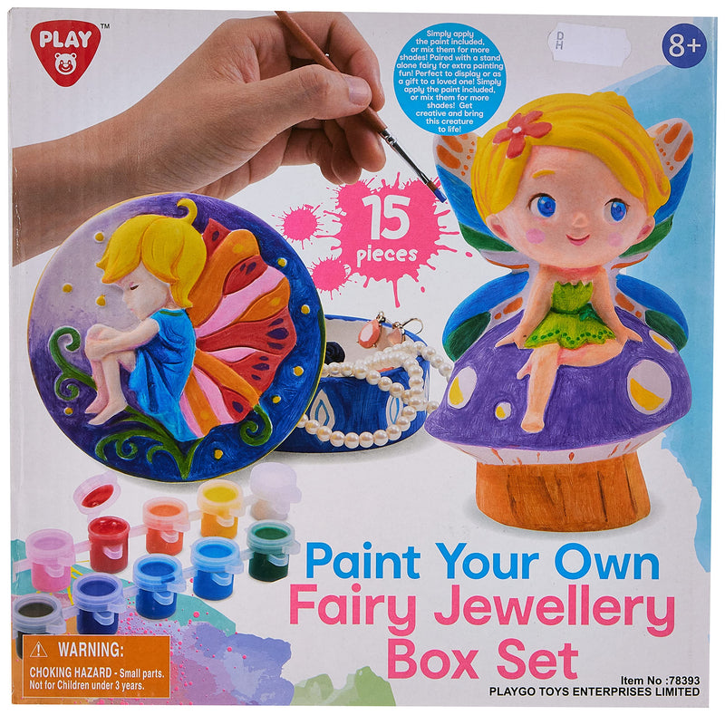 Playgo - Playgo Schilder je Eigen Sprookjes Juwelendoos - 8dlg.