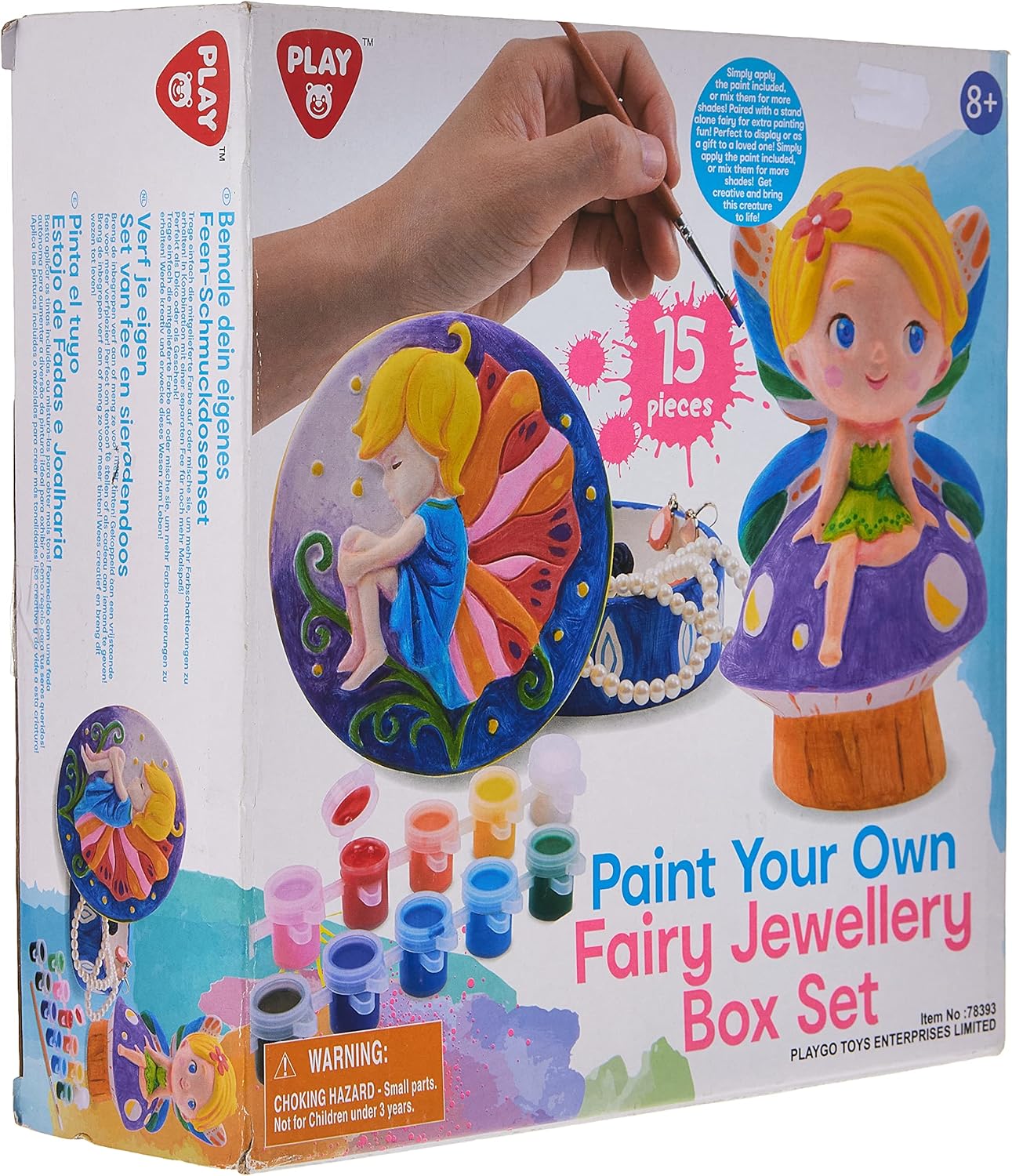 Playgo - Playgo Schilder je Eigen Sprookjes Juwelendoos - 8dlg.