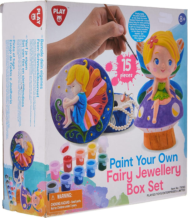 Playgo - Playgo Schilder je Eigen Sprookjes Juwelendoos - 8dlg.