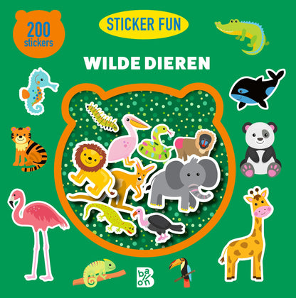 Wins Holland - Wilde Dieren - 200 Afneembare Stickers