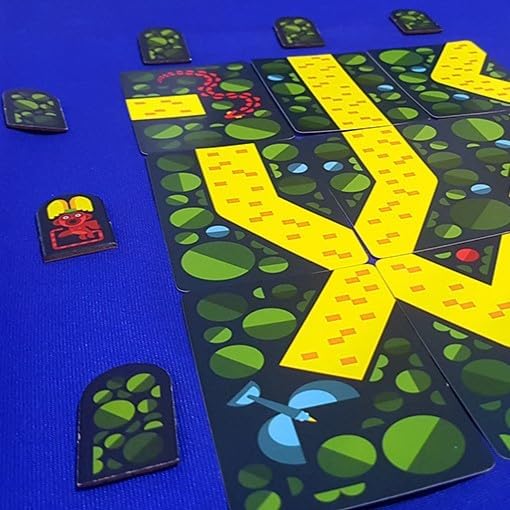 Ghost Dog - Yellow Brick Road - Strategy, Pattern Building, Tile Placement Game - Bilingual for 2 players - GDFF003