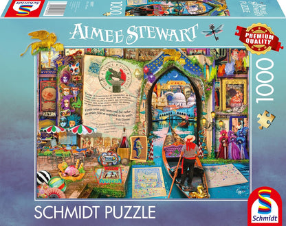Schmidt | Aimee Stewart: Memories of Venice (1,000 Pieces) | Jigsaw Puzzle | Ages 14+ | 1+ Players