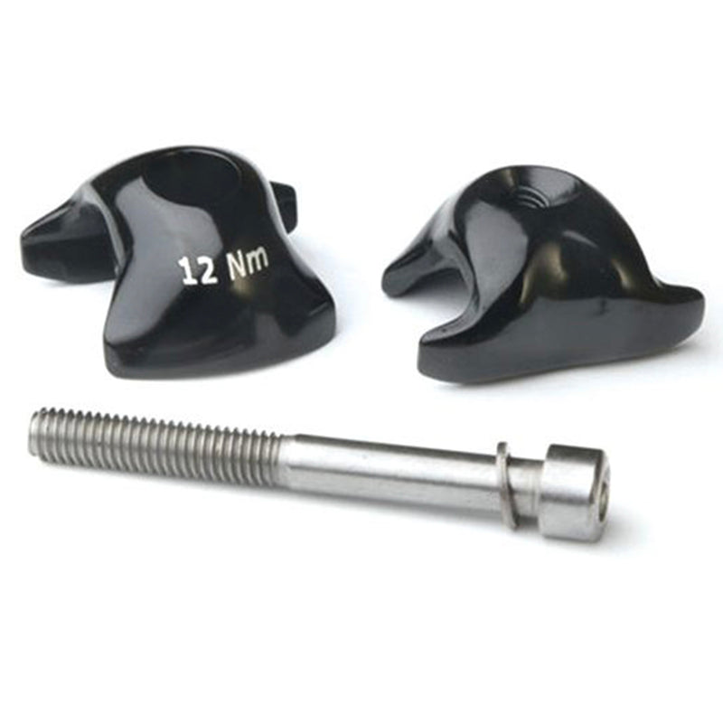 Ritchey Wcs Carbon 1-Bolt Rail Clamps Black 7Mm X 9.6Mm