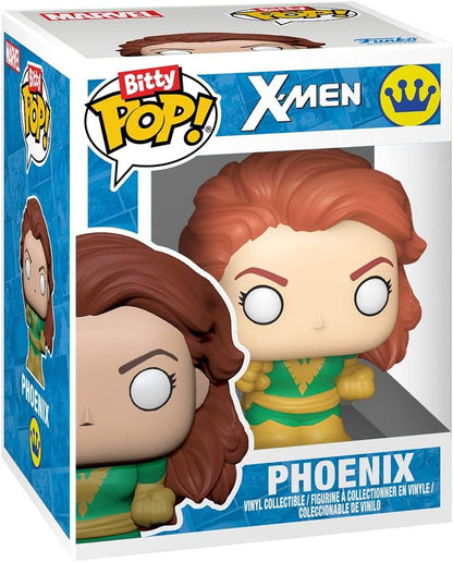 Funko Bitty POP! 4 Pack: X-Men - Jean Grey - 1 in 6 chance of receiving the rare Chase variant - Collectable Vinyl Figure - Gift Idea - Official Merchandise - Toys For Kids & Adults