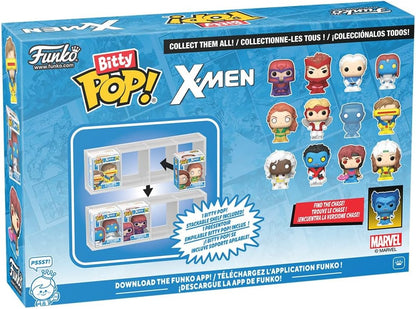 Funko Bitty POP! 4 Pack: X-Men - Jean Grey - 1 in 6 chance of receiving the rare Chase variant - Collectable Vinyl Figure - Gift Idea - Official Merchandise - Toys For Kids & Adults
