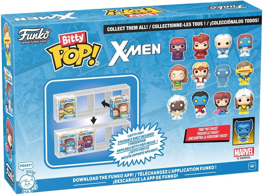 Funko Bitty POP! 4 Pack: X-Men - Gambit - Collectable Vinyl Figure - Gift Idea - Official Merchandise - Toys For Kids & Adults - Model Figure for Collectors and Display