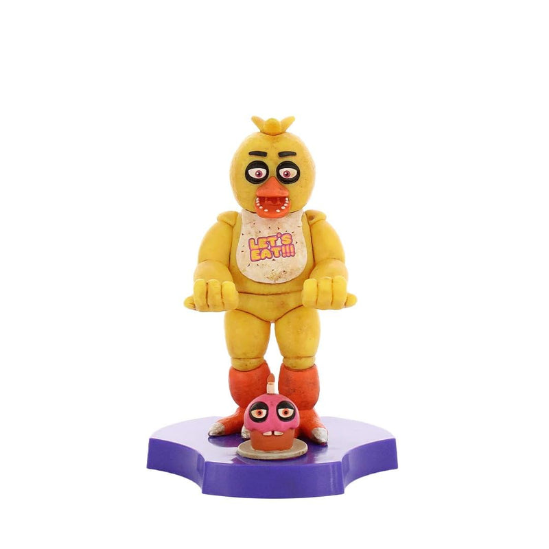 Cableguys Minis Five Nights at Freddy's Chica Phone Stand & Earbuds Holder - Novelty Phone Stand for Desk Decor and Bedside Accessories, In Ear Headphone Holder for Smartphone & Small Devices