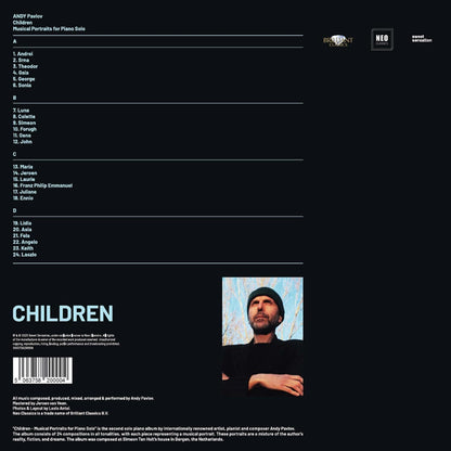 Andy Pavlov: Children: Musical Portraits for Piano Solo