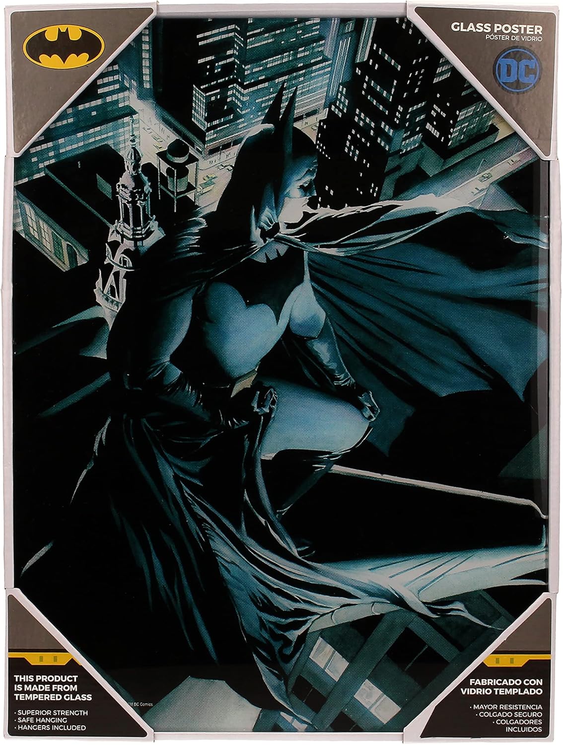 Kristall Batman Watcher Glas Poster DC Universe Offizielle Merchandising Ornamente Aufkleber Home Decor Mehrfarbig (Mehrfarbig), einzigartig