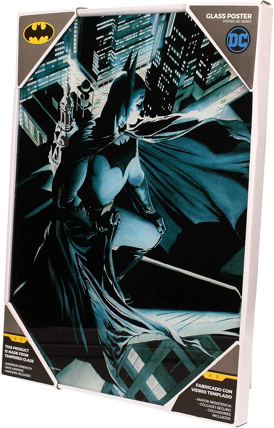 Kristall Batman Watcher Glas Poster DC Universe Offizielle Merchandising Ornamente Aufkleber Home Decor Mehrfarbig (Mehrfarbig), einzigartig