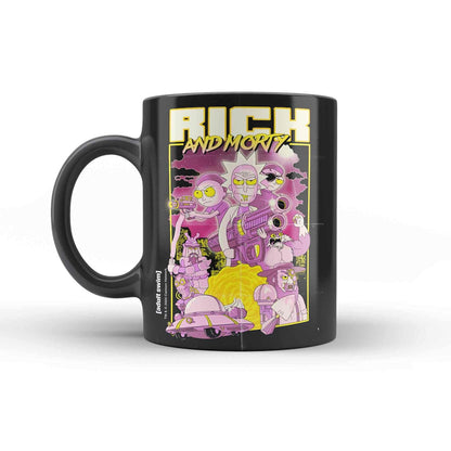 TAZA RETRO POSTER RICK AND MORTY