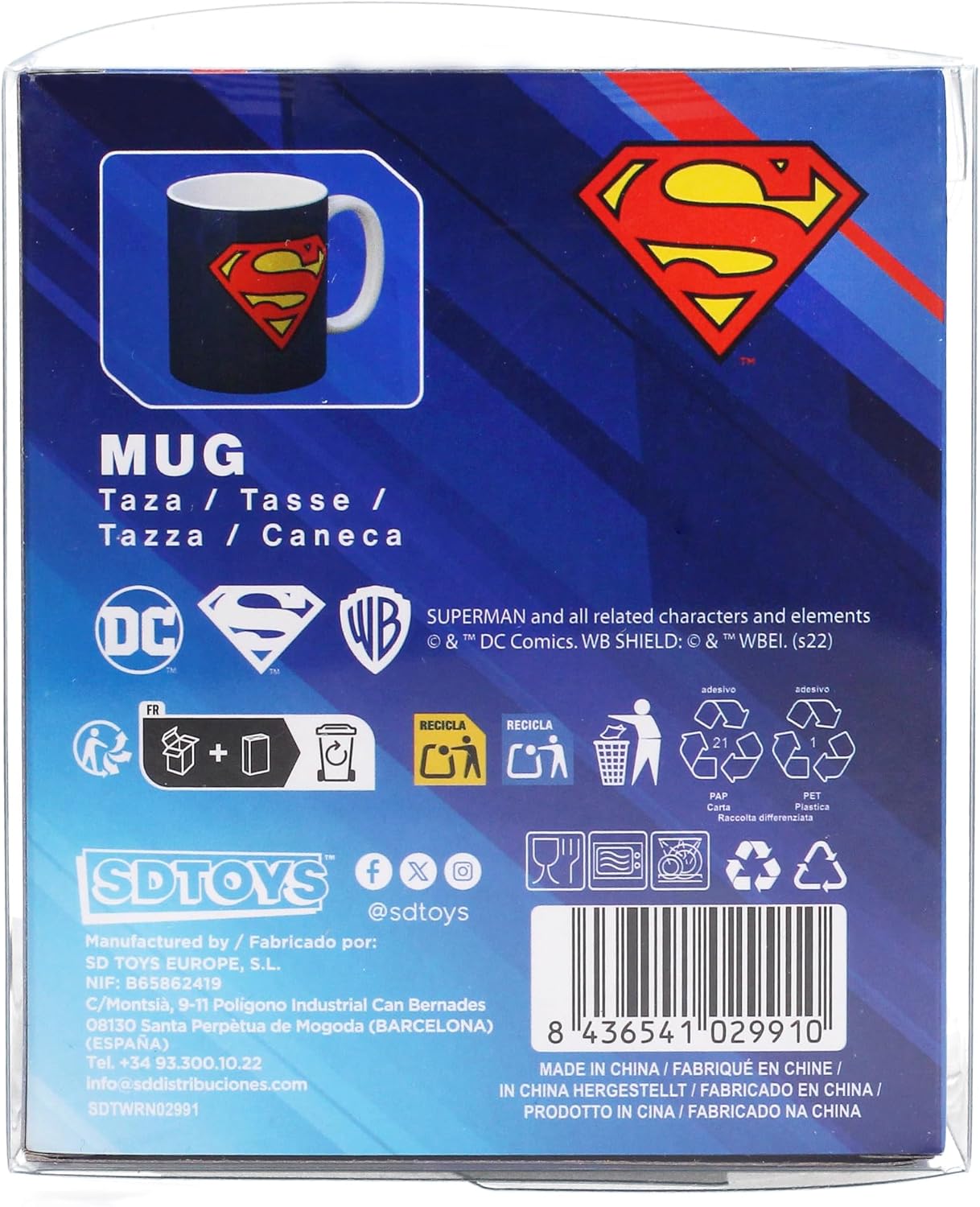 Dc Comics Mug Superman Logo