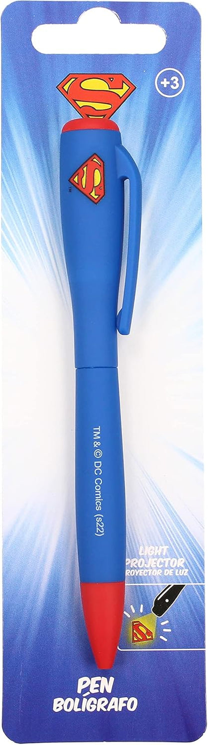 Superman Ball Pen With Light Logo