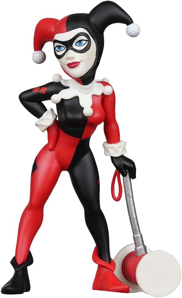 MINIX Bandai Figura da collezione 12 cm - DC - Harley Quinn con Martello - Collezionabili per esposizione - Idea Regalo - Giocattoli per Bambini E Adulti - Fan DC (MN20751