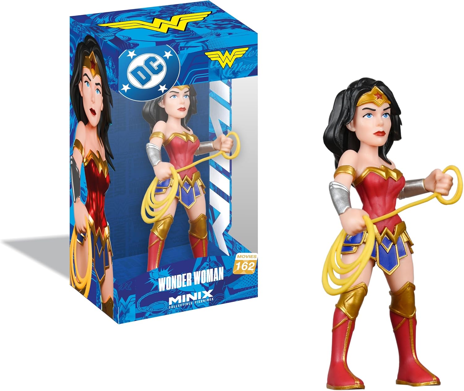 Bandai Minix Collectible Figure 12 cm – DC – Wonder Woman – Collectibles for Exhibition – Gift Idea – Toys for Children and Adults – DC Fan (MN21161