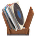 Lenco Raccoglitore Lp (Tt-040)In Legno Fino A 40 Finitura In Pelle