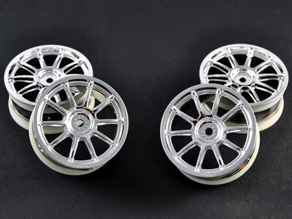Tamiya OP860 10-Spoke-Plated Wheels (24mm / 0