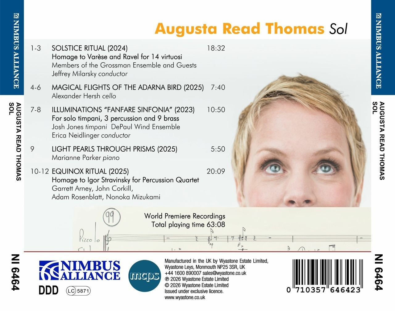 Augusta Read Thomas: Sol