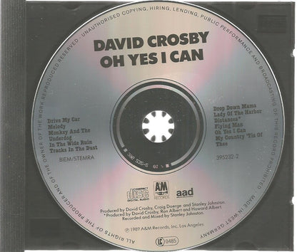 David Crosby - Oh Yes I Can