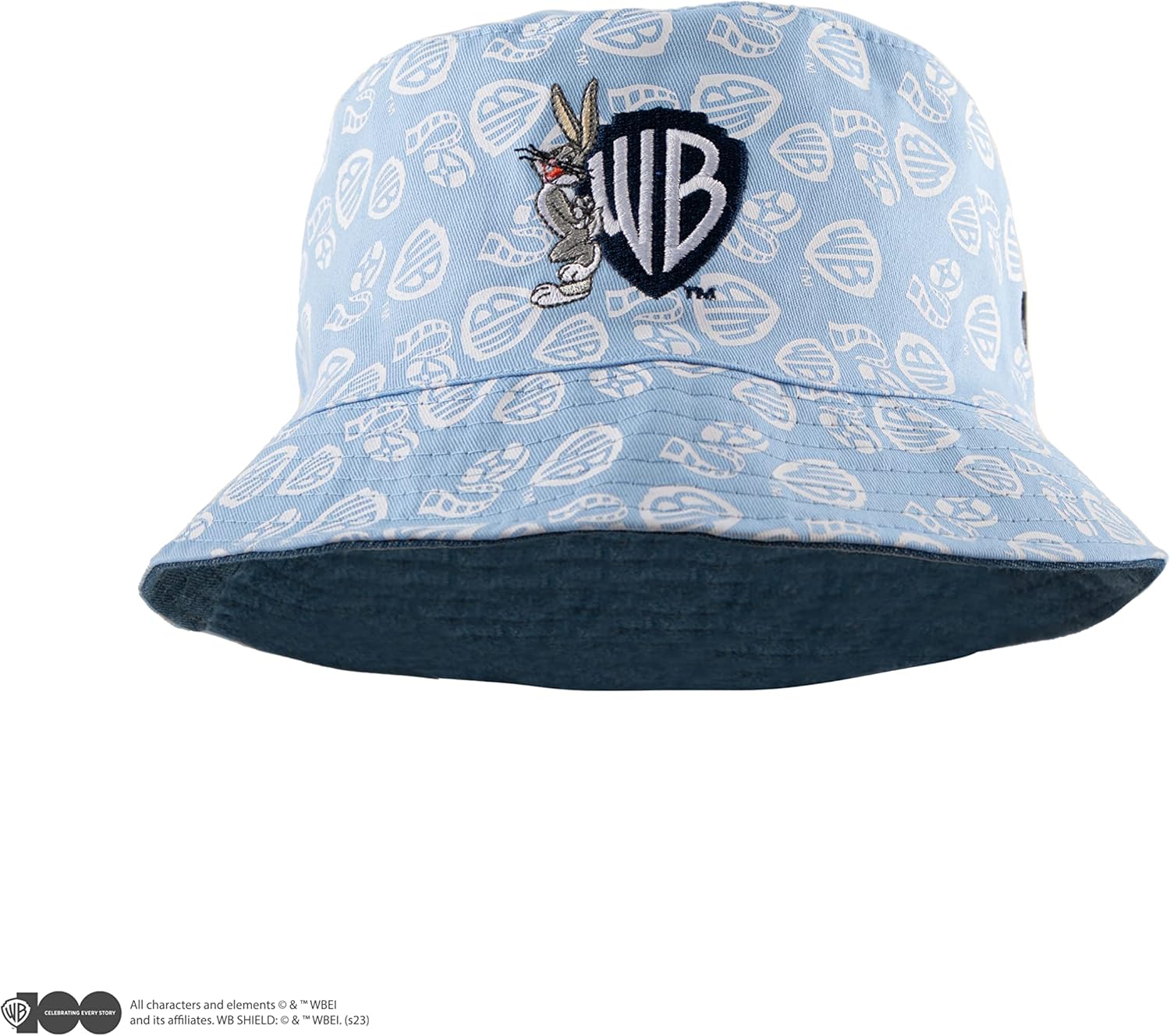 Cinereplicas - Bob Reversibile Taglia Unica 100% Cotone Bugs Bunny/Titti - Licenza Ufficiale