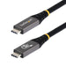 StarTech.com 50cm (1.6ft) USB4 Cable, 80Gbps, USB-IF Certified USB-C Cable, 240W, 8K 120Hz/4K 240Hz DP2.1, Thunderbolt 4 Compatible, Black