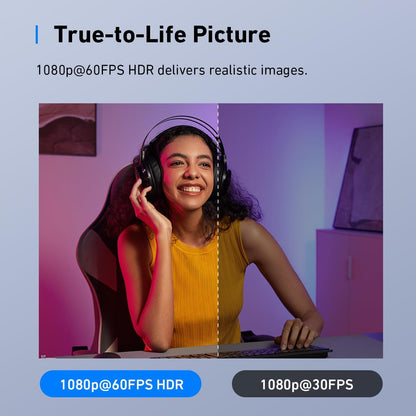 Anker - Work C310 Webcam - Black
