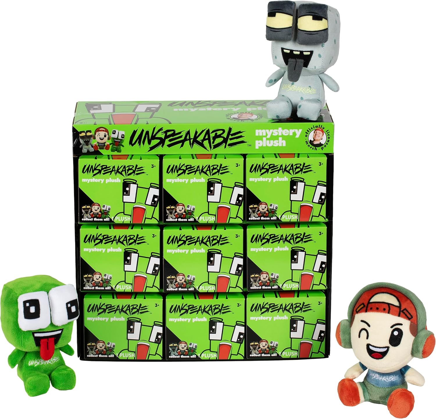 Unspeakable 6" Mini Mystery Plush, Series 1, Blind Box, 1 of 6 Possible, Frog Plush, Official Merch, Styles May Vary