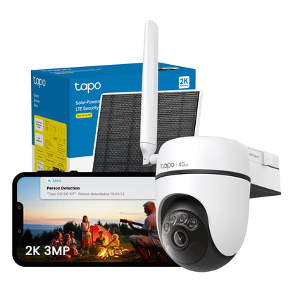 Tapo C615G Kit V1 - Solar-Powered Security Camera Kit - Network Surveillance Camera - Pan / Tilt - Outdoor - Dustproof /