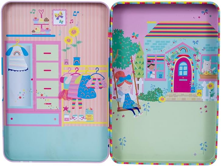 Floss & Rock Rainbow Fairy magnetische speeltijd, 19,5 cm hoogte, creatief, fantasierijk spel