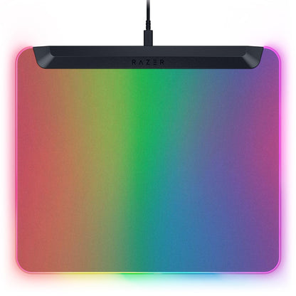 Razer Firefly V2 Pro - RGB verlichte gaming muismat - Geïntegreerde USB-poort (15 Zone LED-verlichting, Micro-geëtst gestructureerd oppervlak voor optimale tracking, Afneembare USB-C-kabel) Zwart