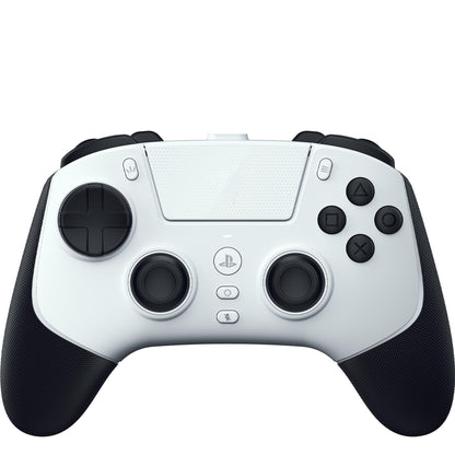 Razer Raiju V3 Pro - Draadloze e-sports controller voor PlayStation 5 en pc - 4 verwijderbare knoppen en 2 claw grip bumpers - TMR analoge sticks - Pro HyperTrigger - Mecha-Tactile knoppen | Vit
