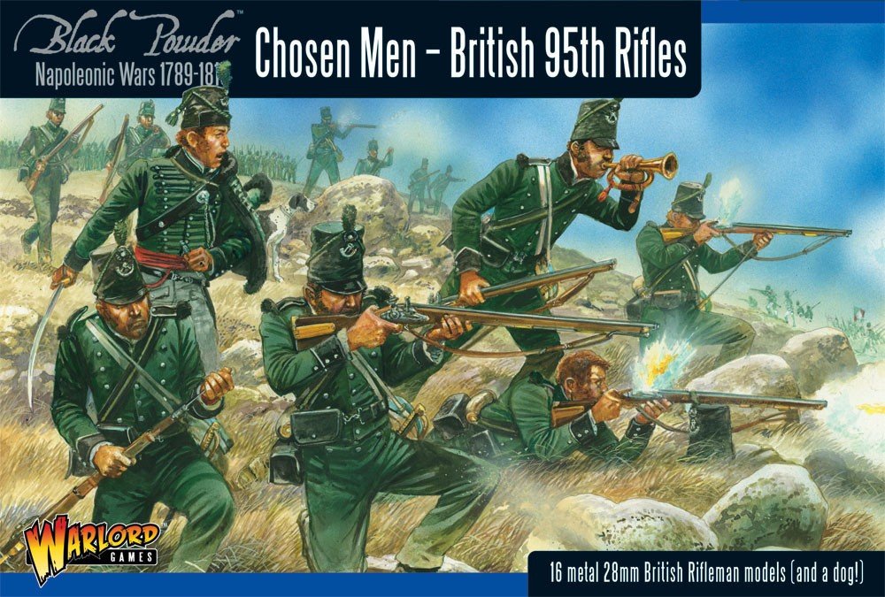 British 95th Rifles - Chosen Men - 28mm Miniatures x16 - Black Powder Napoleonic Wars