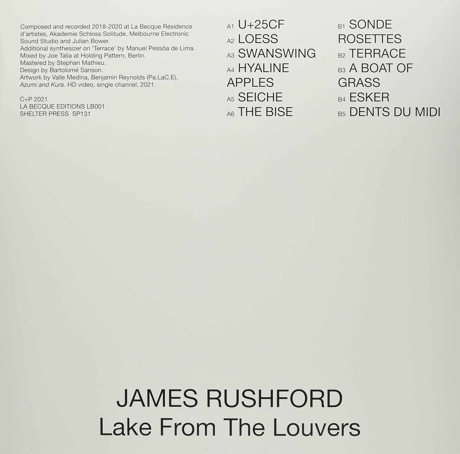 Lake from the Louvers