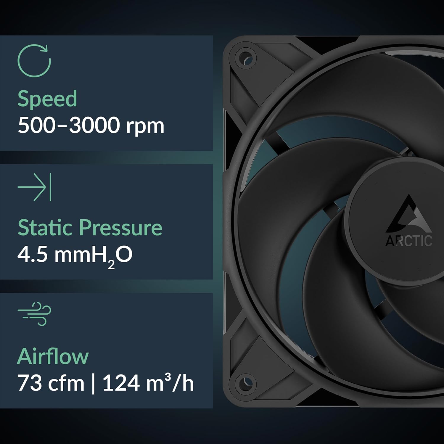 Box Ventilator Arctic Acfan00331A + 12 Cm (1 Unit)
