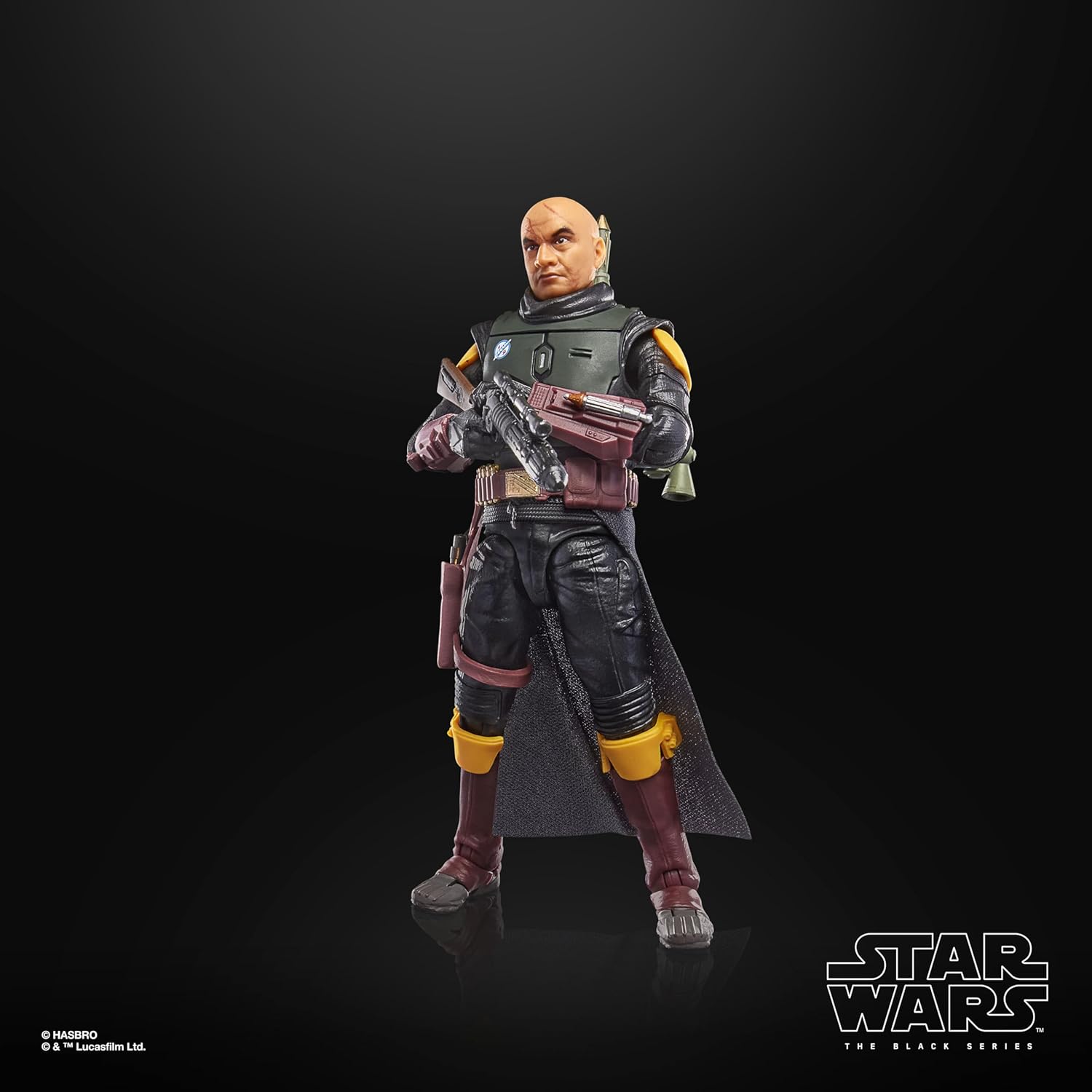 Star Wars The Black Series Boba Fett, Buch von Boba Fett Action-Figur zum Sammeln (15 cm