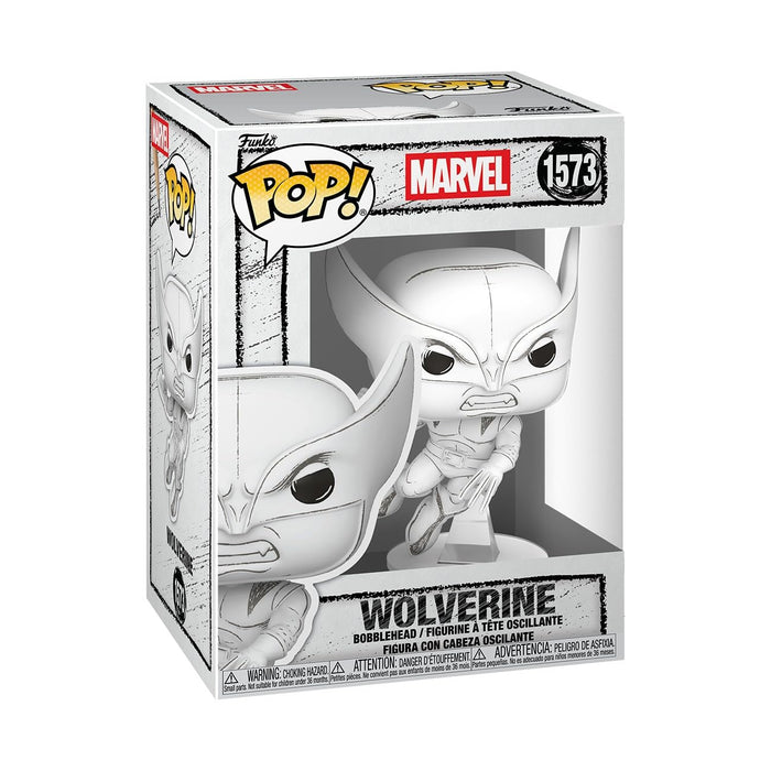 Funko Pop! Marvel: Marvel Sketched - Wolverine - Collectable Vinyl Figure - Gift Idea - Official Merchandise - Toys for Kids & Adults - Superheroes Fans - Model Figure for Collectors and Display