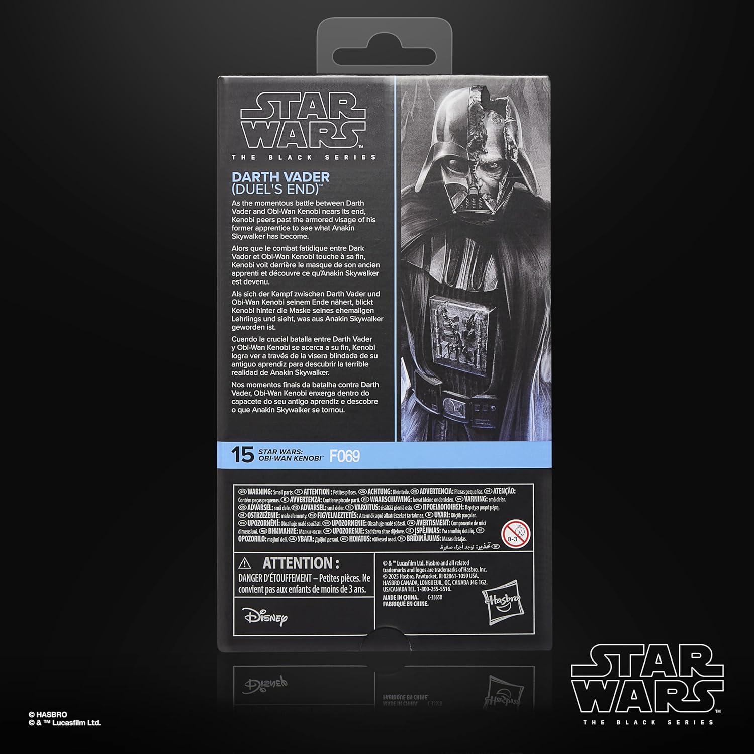 Star Wars The Black Series Darth Vader (Duel's End), Obi-Wan Kenobi Action-Figur zum Sammeln (15 cm
