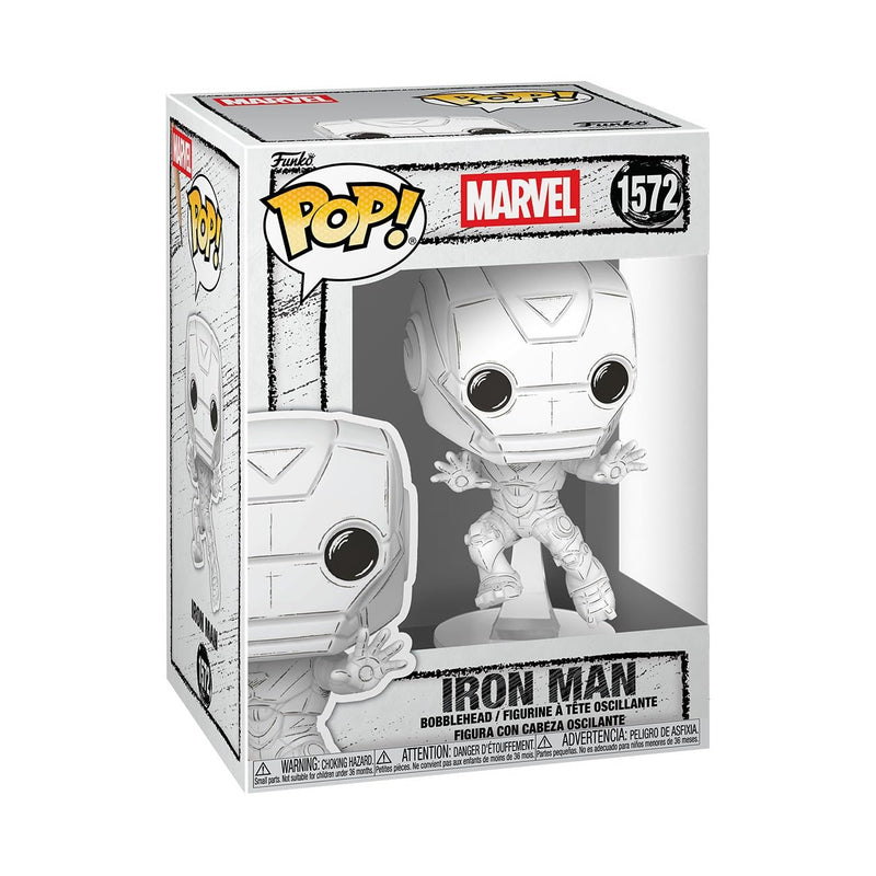 Funko Pop! Marvel: Marvel Sketched - Iron Man - Collectable Vinyl Figure - Gift Idea - Official Merchandise - Toys for Kids & Adults - Superheroes Fans - Model Figure for Collectors and Display