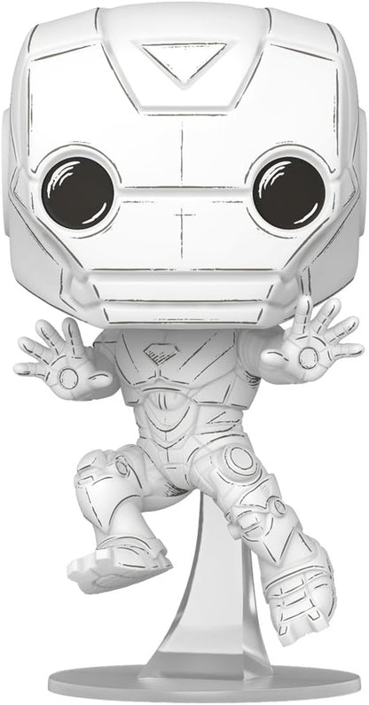 Funko Pop! Marvel: Marvel Sketched - Iron Man - Collectable Vinyl Figure - Gift Idea - Official Merchandise - Toys for Kids & Adults - Superheroes Fans - Model Figure for Collectors and Display