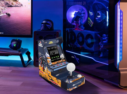 My Arcade Space Invaders Joystick-speler: Retro Gaming Console, 3 Retro Games in 1, Space Invaders Arcade