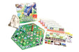 Mini Rails: Road to Eltonburg — by Moaideas Game Design | Family Cube Rail Experience | Double-Sided Modular Hex Board | 72 Train + 10 Animal Meeples | Solo Bot Cards | 1-5 Players | 20-40 Minutes