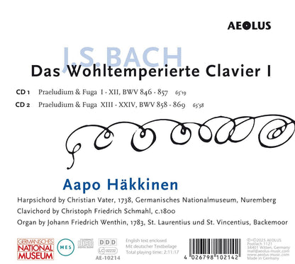Bach: Das Wohltemperierte Clavier I