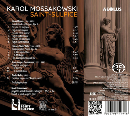 Karol Mossakowski: Saint-Sulpice: Widor/Dupré/Roth/Grunenwald