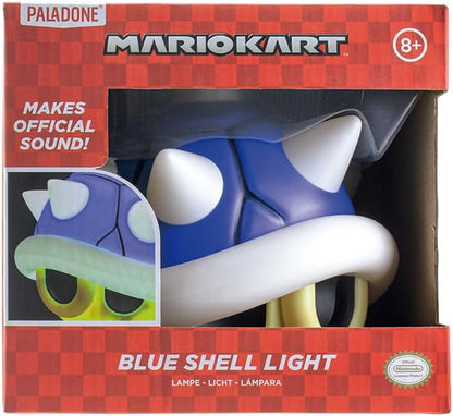 Super Mario Paladone Blue Shell Light with Sound | Gaming Home Décor | Officially Licensed Nintendo Merchandise