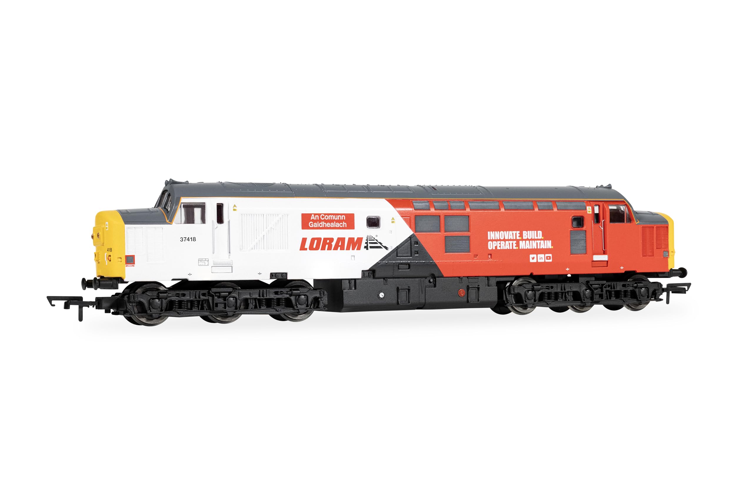 Railroad - Loram - Class 37 - `An Comunn Gaidhealach` 37418