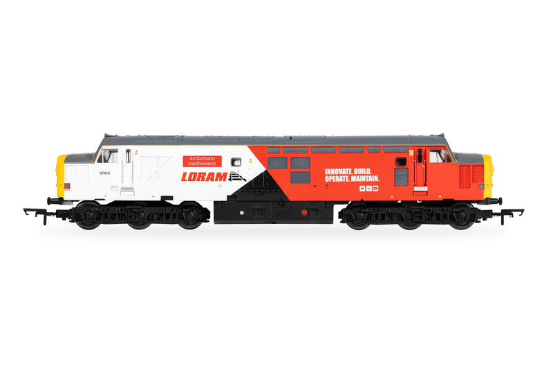 Railroad - Loram - Class 37 - `An Comunn Gaidhealach` 37418 (Dcc Sound Fitted)