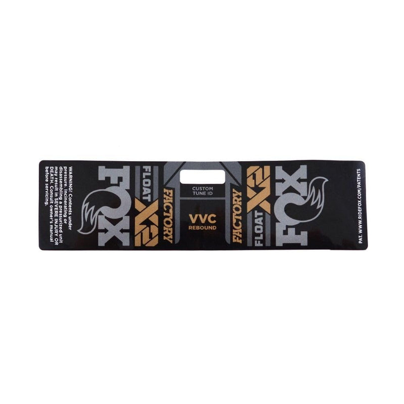 FOX Shock F-S FLOAT X2 Decal 2021 - Resy OE Neutral