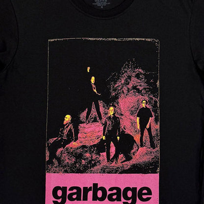 Rock Off officially licensed products Garbage Neon Band Logo T Shirt