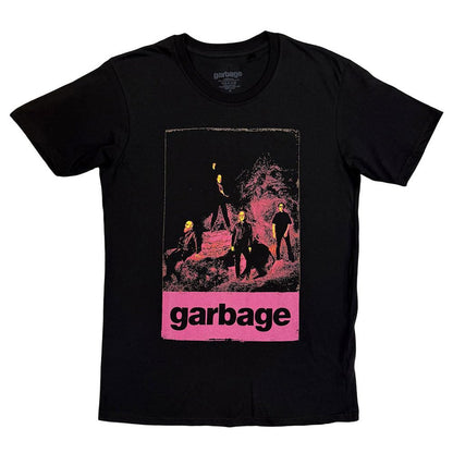 Rock Off officially licensed products Garbage Neon Band Logo T Shirt