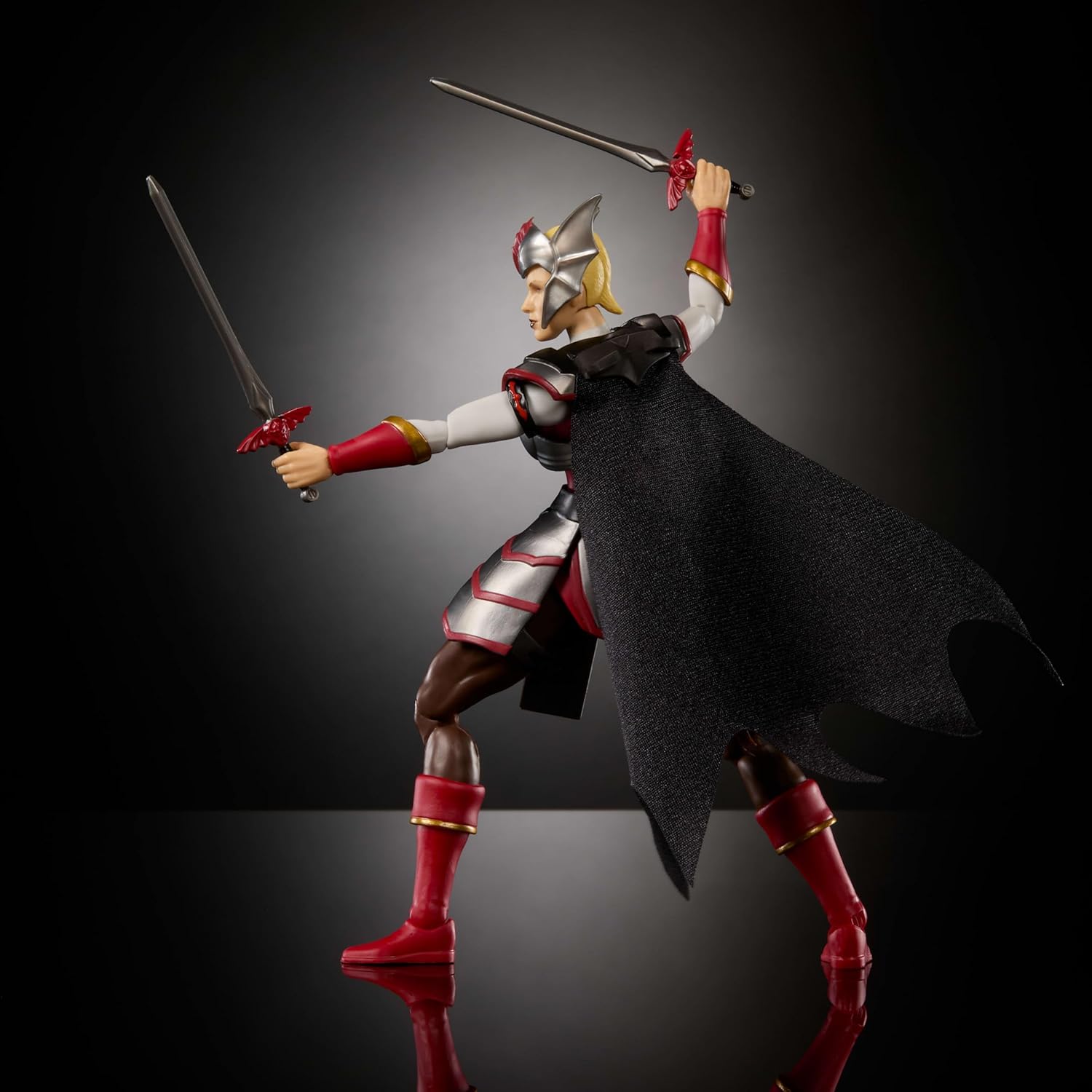 Masters of the Universe Masterverse Action Figure New Etheria Despara, 7 Inch MOTU Toy, 30 Posable Joints, 2 Swords, Armor, Adora Head & Evil Mask, JHJ83